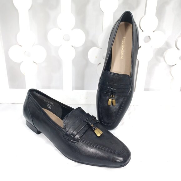 Enzo Angiolini Shoes - ENZO ANGIOLINI Leather Loafers Metal Tassel Loafer Shoes 7 1/2 M New